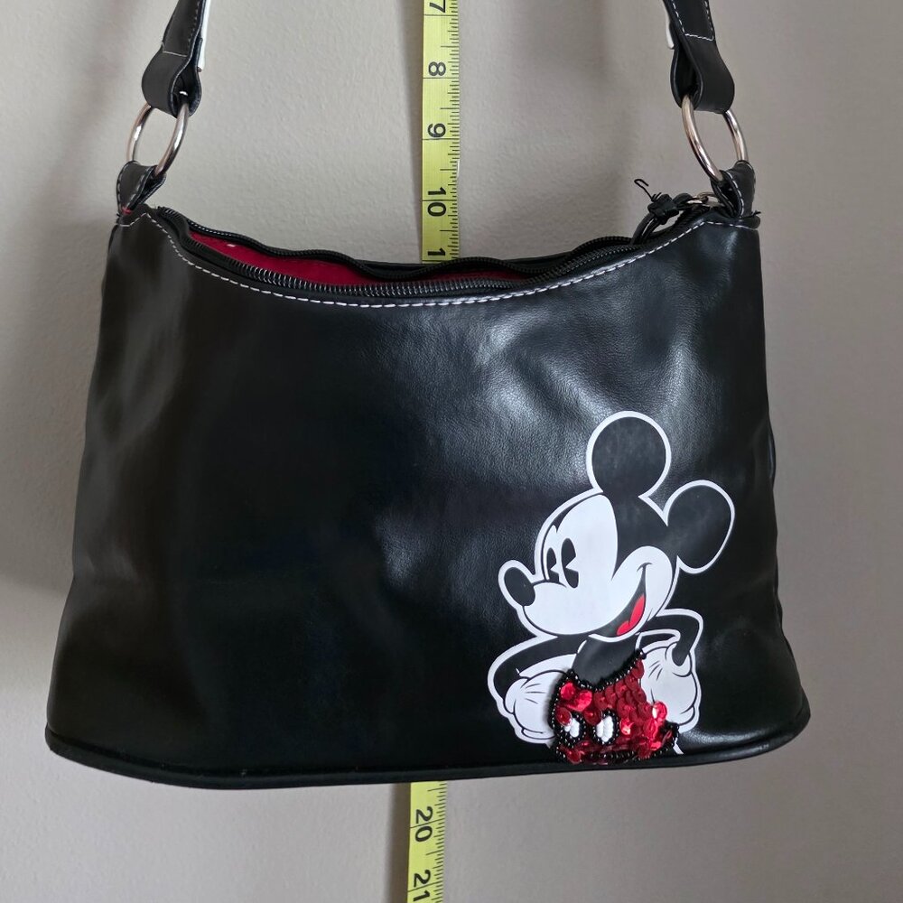 NWOT - Disney Mickey Mouse Black Purse with Sequins